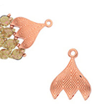Load image into Gallery viewer, GemDuo Bead Ending 'Tourlos III' Rose Gold Plated Qty: 1
