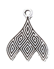 Load image into Gallery viewer, GemDuo Bead Ending 'Tourlos III' Antique Silver Plated Qty: 1
