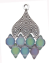 Load image into Gallery viewer, GemDuo Bead Ending 'Tourlos III' Antique Silver Plated Qty: 1
