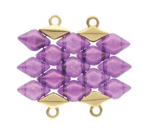 Load image into Gallery viewer, GemDuo Bead Ending 'Komia' 24K Gold Plated Qty: 1
