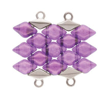 Load image into Gallery viewer, GemDuo Bead Ending 'Komia' Antique Silver Plated Qty: 1
