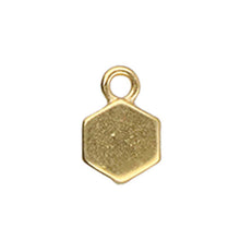 Load image into Gallery viewer, Honeycomb Bead Ending 'Maragas' 24K Gold Plated Qty:1
