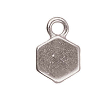 Load image into Gallery viewer, Honeycomb Bead Ending 'Maragas' Antique Silver Plated Qty:1
