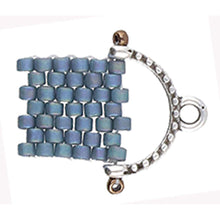 Load image into Gallery viewer, 11/0 Bead Ending 'Skaloti ii' Antique Silver Plated Qty: 1
