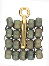 Load image into Gallery viewer, 8/0 Bead Ending 'Zakros' 24k Gold Plated Qty: 1
