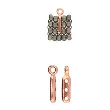 Load image into Gallery viewer, 8/0 Bead Ending 'Zakros' Rose Gold Plated Qty: 1
