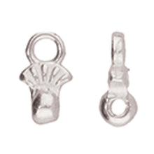 Load image into Gallery viewer, 8/0 Bead Ending 'Pilos' Antique Silver Plated Qty: 1
