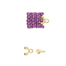 Load image into Gallery viewer, 8/0 Bead Ending 'Alona ii' 24K Gold Plated Qty: 1
