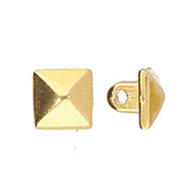 Load image into Gallery viewer, 8/0 Bead Substitute 'Vigla' 24K Gold Plated Qty: 1
