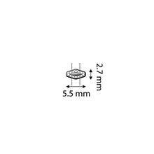 Load image into Gallery viewer, Superduo Bead Substitute 'Varidi' 24K Gold Plated Qty: 1
