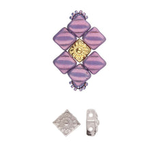 Load image into Gallery viewer, Silky Bead Substitute 'Koumelas' Antique Silver Plated Qty: 1
