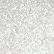 Czech Superduo Beads 2.5x5mm Crystal Qty: 10g
