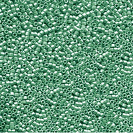 Miyuki Delica 11/0 1182 (DB) Galvanized Semi-Frosted Dark Mint Qty:5g Tube