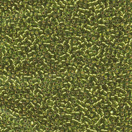 Miyuki Delica 11/0 1207 (DB) Olive Silver Lined Qty:5g Tube