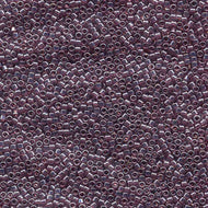 Miyuki Delica 11/0 1224 (DB) Mauve Transparent Luster Qty:5g Tube