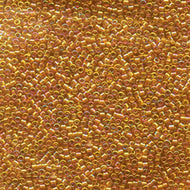 Miyuki Delica 11/0 1241 (DB) Marigold Transparent AB Qty:5g Tube