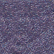 Miyuki Delica 11/0 1245 (DB) Light Amethyst Transparent AB Qty:5g Tube