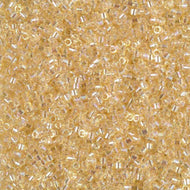 Miyuki Delica 11/0 1252 (DB) Crystal Ivory Transparent Luster Qty:5g Tube