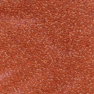 Miyuki Delica 11/0 1302 (DB) Light Peach Transparent (Dyed) Qty:5g Tube
