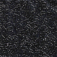 Miyuki Delica 11/0 1319 (DB) Dark Grey (dyed) Qty:5g Tube