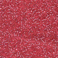 Miyuki Delica 11/0 1338 (DB) Dark Pink Silver Lined (dyed) Qty:5g Tube
