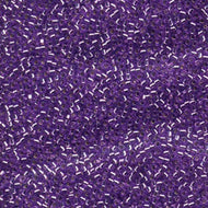 Miyuki Delica 11/0 1347 (DB) Lilac Silver Lined (dyed) Qty:5g Tube