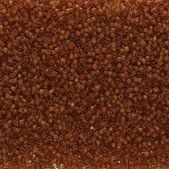 Miyuki Delica 11/0 1391 (DB) Mustard Lined Amber Qty:5g Tube