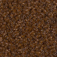 Miyuki Delica 11/0 1393 (DB) Dark Topaz Lined Amber Qty:5g Tube