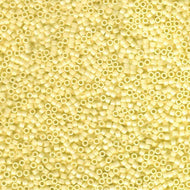 Miyuki Delica 11/0 1491 (DB) Pale Yellow Opaque Qty:5g Tube