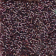 Miyuki Delica 11/0 1760 (DB) Crystal/Smokey Amethyst Lined AB Qty:5g Tube