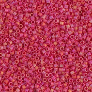Miyuki Delica 11/0 0874 (DB) Maroon Opaque Matte AB Qty:5g Tube