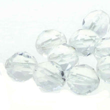 Load image into Gallery viewer, Czech Faceted Fire Polished Rounds 4mm Crystal Qty:50
