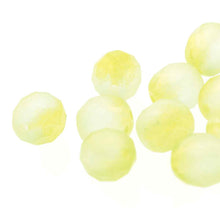 Load image into Gallery viewer, Czech Faceted Fire Polished Rounds 4mm Matte Lemon Qty:38 strung
