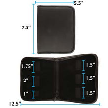 Load image into Gallery viewer, Tool Pouch 6 Band Black Leatherette  Qty:1

