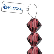 Preciosa 4mm Bicones Burgundy Qty:31 strung