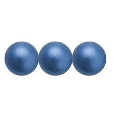 Load image into Gallery viewer, Preciosa Maxima Pearl Rounds 06mm Blue Qty:21
