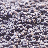 Czech Superduo Beads 2.5x5mm Navy Opaque Qty:10g