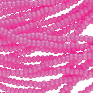 Czech Seedbeads 11/0 Pink Opaque (Dyed) Qty: 18g