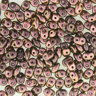 Czech Superduo Beads 2.5x5mm Polychrome Copper Ombre Qty: 10g