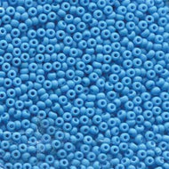 Czech Seedbeads 6/0 Turquoise Blue Opaque Qty: 23g