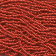 Czech Seedbeads 11/0 Medium Red Opaque