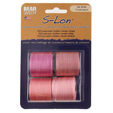 Load image into Gallery viewer, S-Lon Bead Cord (Tex 210) 'Tea Rose Mix'
