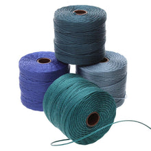 Load image into Gallery viewer, S-Lon Bead Cord (Tex 210) 'Deep Blue Sea Mix'
