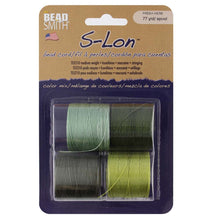 Load image into Gallery viewer, S-Lon Bead Cord (Tex 210) 'Fresh Herbs Mix'
