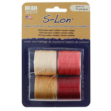 Load image into Gallery viewer, S-Lon Bead Cord (Tex 210) 'Berry Pie Mix'

