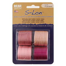 Load image into Gallery viewer, S-Lon Bead Cord (Tex 210) 'Tulips Mix'
