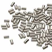 Load image into Gallery viewer, Sterling Silver Crimps 1mmX2mm Qty:50
