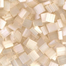 Load image into Gallery viewer, Miyuki Tila Beads 5mm 2592 Satin Ivory Mist Qty:10g Tube
