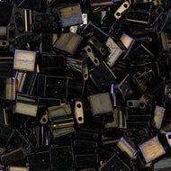 Miyuki Tila Beads 5mm 0458 Brown Iris Qty:10g Tube