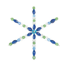 Load image into Gallery viewer, Wire Snowflake Frames 6in by The BeadSmith Qty:6
